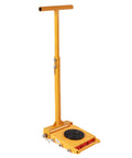 Beefed Up Heavy Duty Machinery Mover Skate With 33,000 Pounds Capacity And 360 Degree Rotation Nine PU Rollers Industrial Equipment Dolly