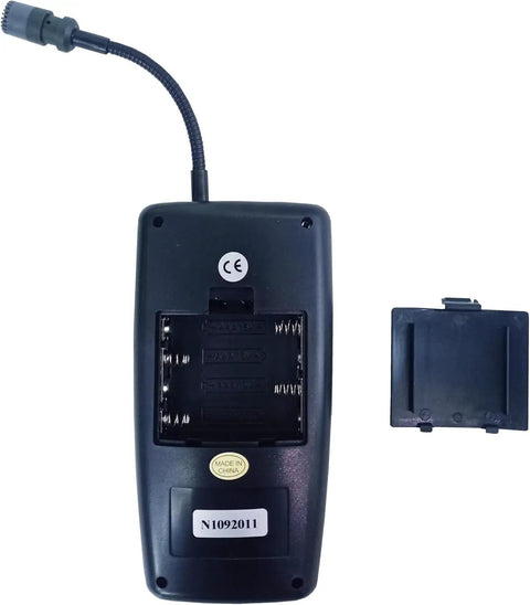 Sonic Belt Tension Meter For Transmission Belts Easy Acoustic Tension Readings And Belt Vibration Frequency Measurement From 10 Hz To 680 Hz 20 Data Storage Portable And User Friendly, handheld with probe and battery cover
