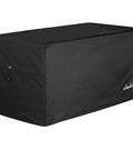 Heavy Duty 600D Polyester Deck Box Cover Waterproof All Weather Protection For 63 Inch Long By 30 Inch Wide By 28 Inch High Storage Box Tough As Nails Outdoor Cover Built To Last Rainproof in black