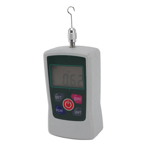 Mini Multifunction Push And Pull Tester Meter 2N To 20N On The Go Aluminum Alloy Force Gauge For Material Mechanics And DIY Projects For Engineers And Students Needing A Reliable Force Meter For Quick Material Tests. handheld display with hook