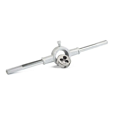 Get A Sweet Die Wrench Set With 6 8 Or 11 Pieces For Crushing Precision Threads On Every DIY Project Using Heavy Duty Bearing Steel Taps And Hand Tools, 2-handled die wrench with round steel die