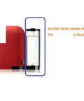 Replacement Water Tank Lid For U Series C50 D50 Coffee Maker, No Spill Tight Seal Water Reservoir Cover next to coffee machine
