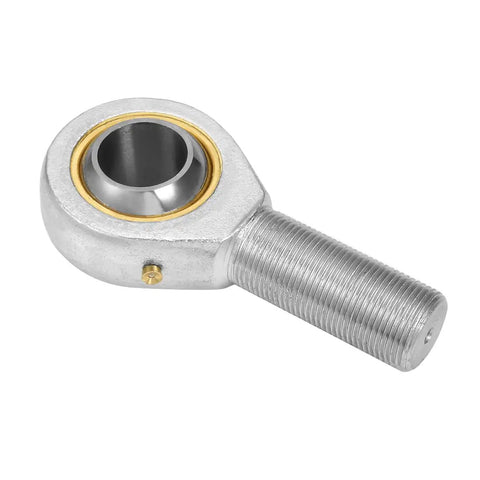 Two Pack Five Eighth Inch Bore Rod End Bearing With Five Eighth Eighteen Right Hand Thread Pre Lubricated Heim Joint 11 Degree Angular Misalignment Steel Body With Hardened Bearing Ball 21N Static Load 20kN Dynamic Capacity, threaded rod end
