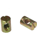 12 Pcs M6 Pozidriv Slotted Barrel Nuts Cross Dowels And Hammer Nuts For Furniture Building DIY