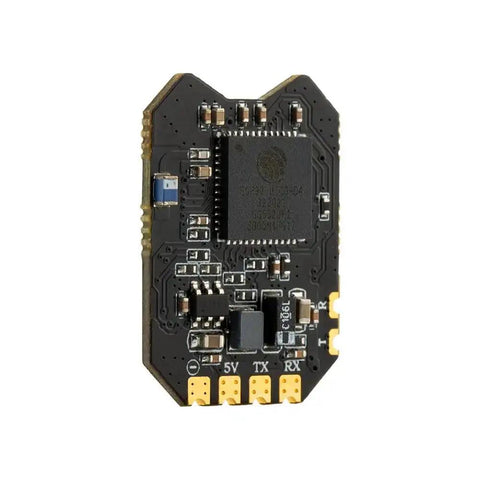 Close-up view of the RadioMaster RP4TD ELRS Diversity FPV Receiver 2.4GHz ExpressLRS Nano RX Module, showing circuit board detail.