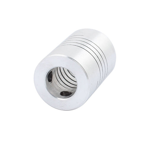 Beefy 10Mm To 10Mm Shaft Coupling Aluminum Alloy 25Mm Long 19Mm Diameter Stepper Motor Coupler Joint Connector For 3D Printer CNC Machine DIY Encoder With Set Screws