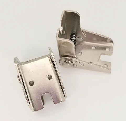 Heavy Duty 2 Pack 90 Degree Self Locking Folding Hinge Bracket Hidden Steel Foldable Support for Table Legs Bed Legs Workbenches
