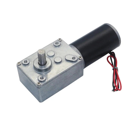 24V DC Worm Gear Motor With Turbo Encoder 53 RPM 5840-31ZY Reducer Electronic Starter Self Locking Speed Control High Torque