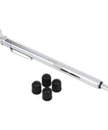 Pencil Tire Pressure Gauge 2 To 20 PSI With Built In Deflator Heavy Duty Stainless Steel Single Head Air Chuck