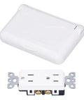 Badass Weatherproof Outlet With Cover 15 Amp 125 Volt Outdoor Electrical Receptacle with durable snap latch and protective cover.