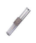 Heavy Duty Pneumatic Rodless Cylinder Mechanical Joint Shock Absorber Plug And Play Air Slide showing compact design with metal slider.
