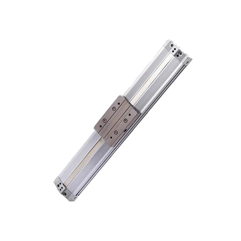 Pneumatic Rodless Cylinder My3a16 400 With Mechanical Joint And Heavy Duty Shock Absorber For Smooth Linear Motion, top view.