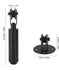 Vintage Style Hanging Light Pulley Kit For Pendant Lamps Old School Cast Iron Wire Pulley Bearing Rod Set side view