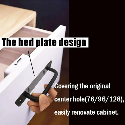 Hand installing 12 pack matte black cabinet handles aluminum drawer pulls for sliding doors, easy drill free installation