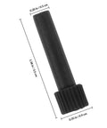 Upgrade Your Home Lighting Game With These 10 Pc Black Lamp Switch Knobs For Floor And Table Lamps Featuring Fine Tuning Control Easy Install Plastic Handles That Make Dimming And Adjusting Brightness Total Vibe black plastic lamp switch knob, 3.5 cm long, measured close-up