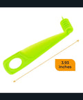 Compact Spiral Potato Knife And Vegetable Shredder Pack Of Two Hella Easy Zucchini Noodle And Carrot Slicer, 3.93 inches long green tool.