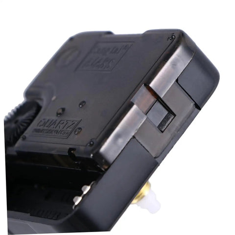 Close-up of Beefed Up Torque Clock Movement Kit Replacement for Wall Clocks Non Ticking Electric Mechanism