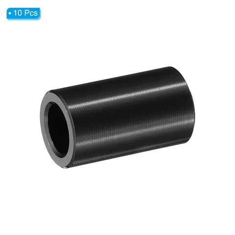 Aluminum Spacer Set M8, 10 Pcs Round Screw Standoffs, One Inch Long, One Half Inch OD, Fits Five Sixteenth Inch Or M8 Bolts