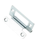 2 Pack Folding Hinges For Cabinets And Doors With Soft Close Hydraulic Damper, metal hardware close-up, 50 by 23 by 10mm