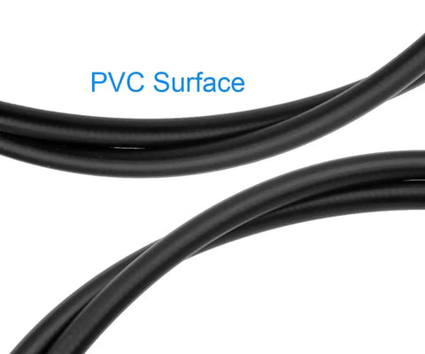 Rad Hydraulic Disc Brake Upgrade For Mountain Bikes Right Front 800mm Line Two Piston Caliper ISO PM Adapter view of PVC surface hoses.