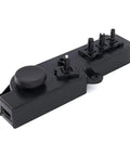 Direct Fit Power Seat Control Switch Replacement For Tesla Model 3 And Model Y 2017 To 2022 side view with buttons and ABS material.
