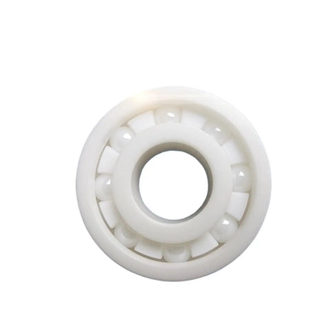 Built Tough Full Ceramic Ball Bearings 40X62X12MM ZrO2 Zirconia Oilless Seals view showing ceramic structure and ball arrangement.