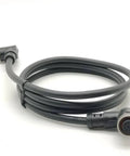 8 Pin M12 Right Angle Connector Cable With A Coding 1 Meter Length AWG22 M12 Male To Female for industrial applications