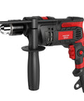 850W Corded Hammer Drill With 1/2 Inch Chuck, 2-in-1 Hammer And Drill For Steel, Concrete, Wood And Plastic, Variable Speed 0-3000 RPM