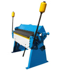 Front view of Beefy 48 Inch Pan And Box Brake Bender For Metal Fabrication With Removable Leg, 12 Gauge Capacity, Industrial Grade