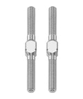 Titanium Alloy RC Turnbuckles Camber Links M3 Double End Studs Steering Linkage Set For 1/10 Scale Traxxas Slash TRX4 RC Cars 32mm Built Tough Beefed Up Performance Upgrade, 2 pcs