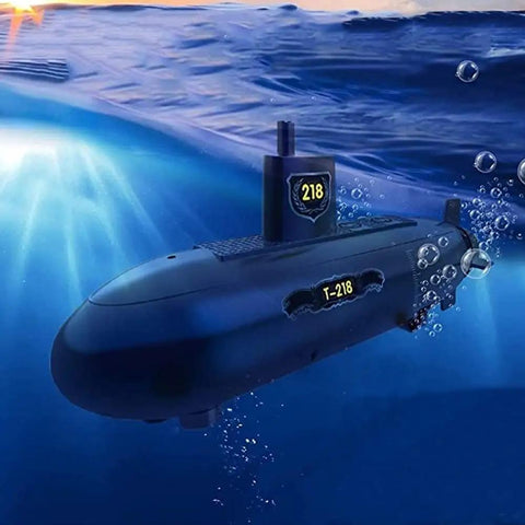 Mini RC Submarine With 2.4GHz Remote Control Six Channel Sub Boat For Submerged Runs And Surface Floats DIY Underwater Ship Toy