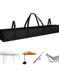 Heavy-Duty Large Tent Pole Storage Bag 83-Inch Long And 10-Inch Wide Water-Resistant Gear Carrier for camping and outdoor gear