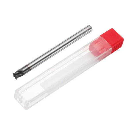 Carbide Square Nose End Mill Bit Four Flutes TiAlN Coated Milling Cutter For Hardened Steel Thirteen Sixty Fourth Inch