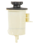Side view of Power Steering Pump With Pulley Reservoir Replacement For Ford Expedition 2003 2006 F150 2004 2008 And Lincoln Mark LT 2006 2008 Durable High Quality Part For Smooth Steering And Easy Install