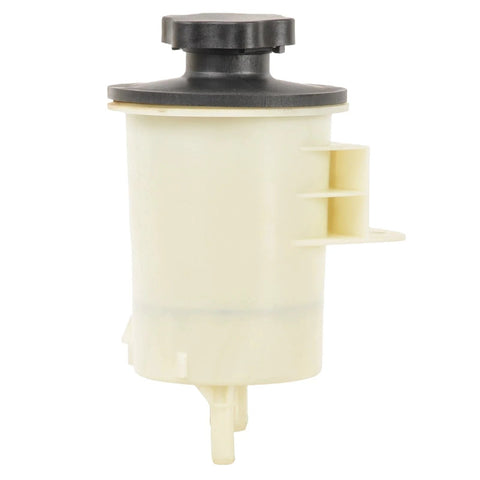 Side view of Power Steering Pump With Pulley Reservoir Replacement For Ford Expedition 2003 2006 F150 2004 2008 And Lincoln Mark LT 2006 2008 Durable High Quality Part For Smooth Steering And Easy Install