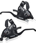 LITEONE 3x8 Speed Bicycle Shifter With Gear Indicator And V Brake Cable for mountain road BMX MTB and fixie cycling
