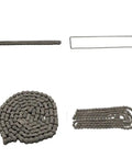 Get That Go-Kart And Bike Rolling Smooth With This Premium Roller Chain Kit Featuring A Full 5 Feet Of Durable #35 Drive Train Hardware Plus Two Easy Master Links And One Offset Link For Instant Setup And Total Performance Boost. #35 roller chain kit, coiled links