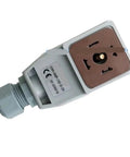 Premium Proportional Valve Enlarge Board Plug Compatible With EHH AMP 702 K 20 And 02 326012 Units on gray background.
