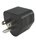 15A To TT-30R RV Plug Adapter NEMA 5-15P To TT-30R 125V 30A Power Converter For Home Outlet Safe Easy Plug In For Campers Travel Trailers And Tiny Power Needs Black