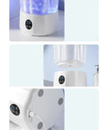 Portable Mini Sock Washing Machine Cordless Rechargeable Battery Power No Sweat Quick Clean Spot-On Stain Removal close-up control panel