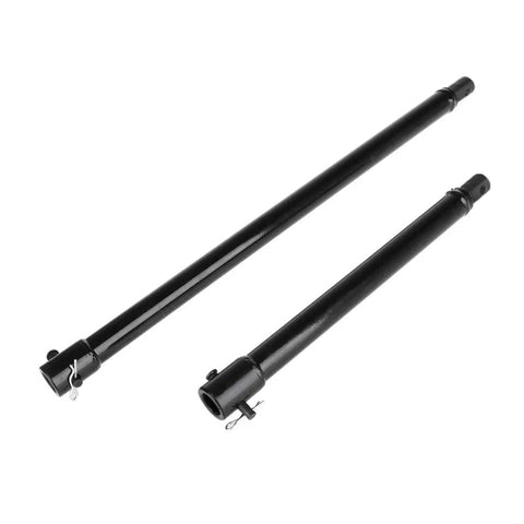 Extended Length Auger Bit Set For Drilling Deep Holes With Ease, Thirty To Fifty Centimeter Extension, black metal shafts