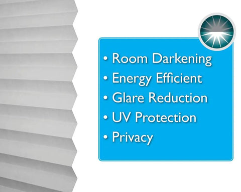 Cordless Room Darkening Pleated Paper Shade Gray 36x72 Inches Pack Of 6 No Tools Needed showcasing room darkening benefits