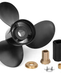 14 And A Quarter Inch Diameter 21 Pitch 3 Blade Aluminum Boat Propeller With 15 Spline For Right Hand Rotation Fits Alpha One And Mercury Outboard 135 To 300 Hp Hub Kit Included OEM No 48 832832A45