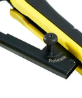 Close-up of All In One Modular Installation Kit With Ratcheting Crimper And Stripper showing release lever on durable steel body.