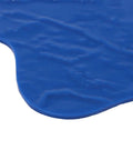 Close-up of Pro Grade PU Concrete Stamp Mold Seamless Texture Mat, showing blue PU material and stone slate texture pattern.