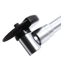 Close-up of a 3 Inch Pneumatic Cut Off Tool For Metal Cutting And More Heavy Duty Air Cutter with chrome-plated aluminum construction.