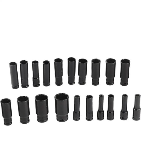 Premium Rust Proof Electric Hex Key Socket Kit With 20 Versatile Allen Adapter Bits For Heavy Duty Drilling And Tough Diy Repair Jobs, black steel sockets