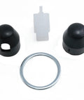 Electric Bike Wheel Lock Nuts And Hub Motor Mounting Screw Set M14 Bike Hub Nut with Safety Washers shown with caps and sleeve