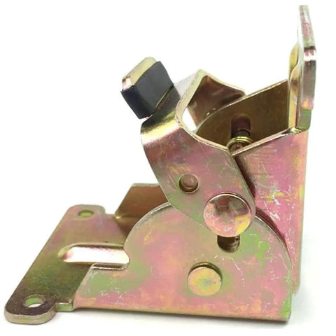 Side view of a metal Folding Hinge for Furniture With Self Locking Mechanism, 90 Degree and Zero Degree Adjustable, for tables and cabinets.