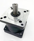 Beefy 10 To 1 Planetary Gearbox Reducer Nema 34 with One Half Inch Input Shaft and 16mm Output Shaft 86mm flange top view